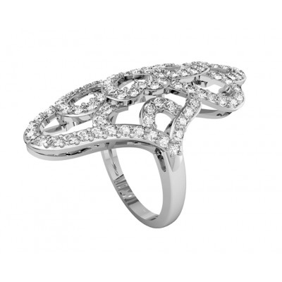 Diamond Valentines Cocktail ring